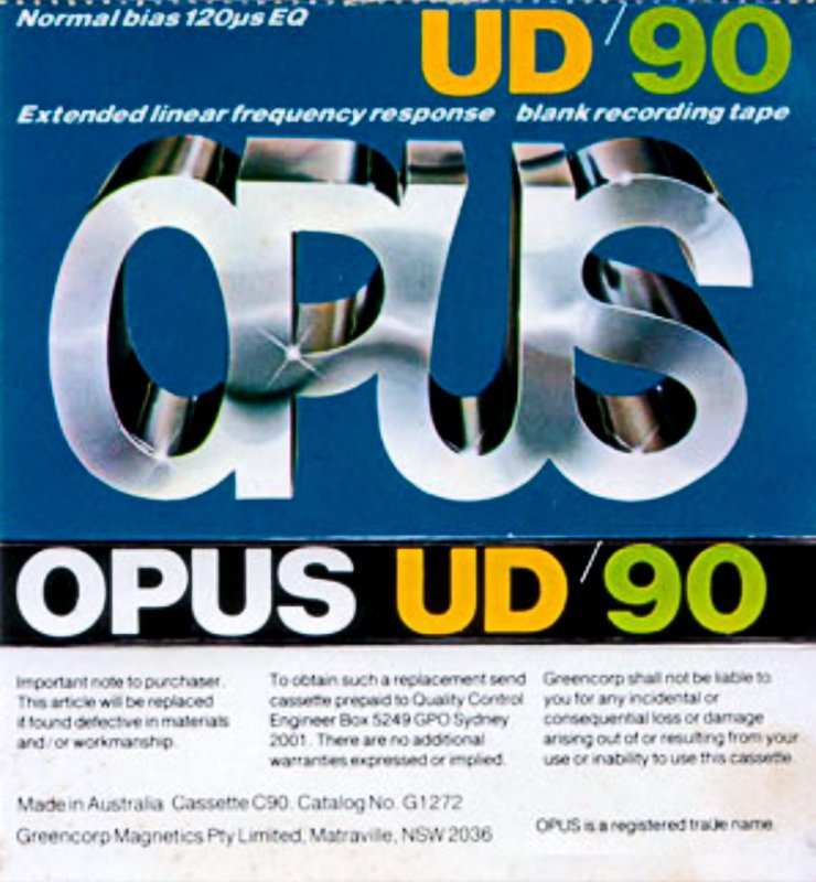 Compact Cassette:  Opus - UD 90