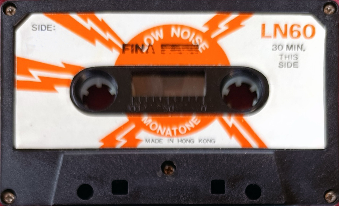 Compact Cassette FINA EKOFINA 60 "LN" Type I Normal Hong Kong