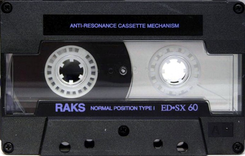 Compact Cassette RAKS ED-SX 60 Type I Normal 1990 Europe