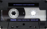 Compact Cassette RAKS ED-SX 60 Type I Normal 1990 Europe