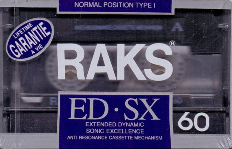 Compact Cassette: RAKS  - ED-SX 60