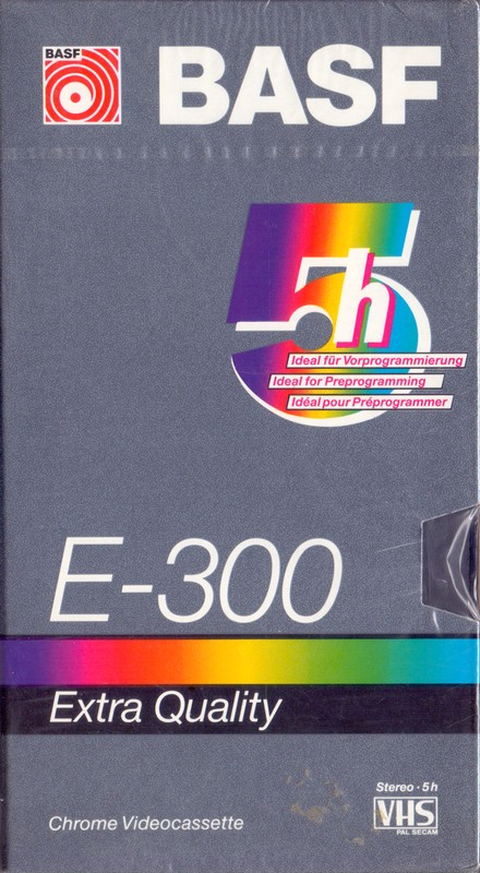 VHS, Video Home System: BASF  - Extra Quality 300