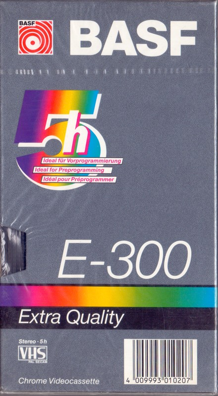 VHS, Video Home System: BASF  - Extra Quality 300