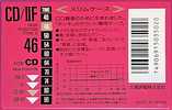 Compact Cassette Thats CD-IIF 46 Type II Chrome 1991 Japan