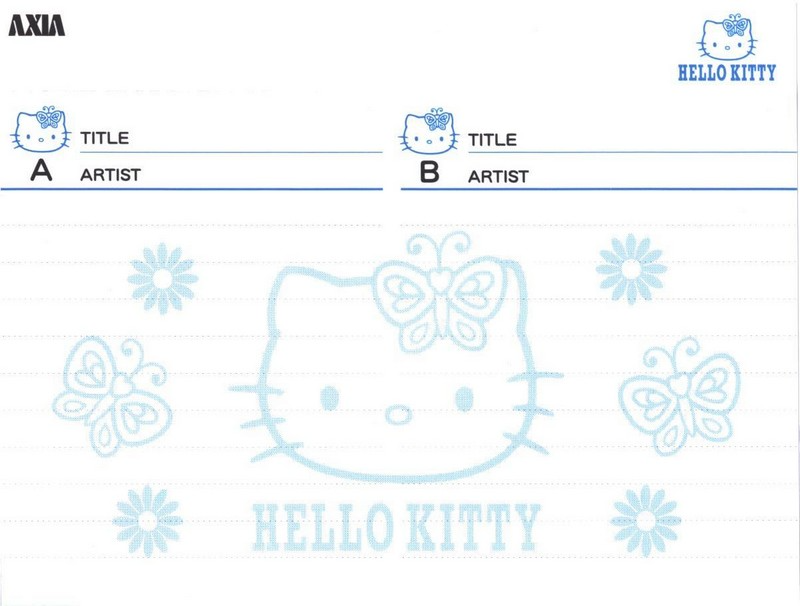 Compact Cassette: FUJI AXIA - Hello Kitty 74