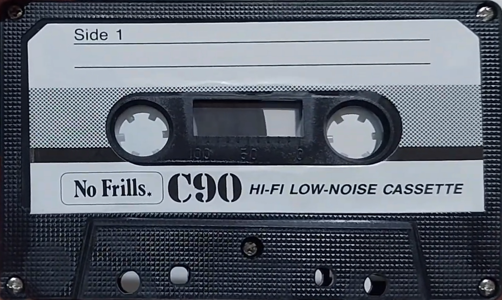 Compact Cassette No Frills 90 Type I Normal Australia, UK