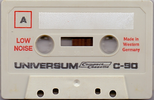 Compact Cassette Universum 90 Type I Normal 1971 Europe