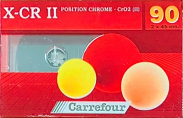 Compact Cassette Carrefour X-CR II 90 Type II Chrome France