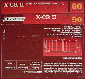 Compact Cassette: Unknown Carrefour - X-CR II 90