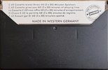 Compact Cassette Perfekt 60 Type I Normal 1976 Germany