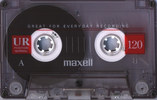 Compact Cassette Maxell UR 120 Type I Normal 1994 Europe