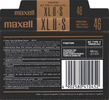 Compact Cassette Maxell XLII-S 46 Type II Chrome 1992 Europe