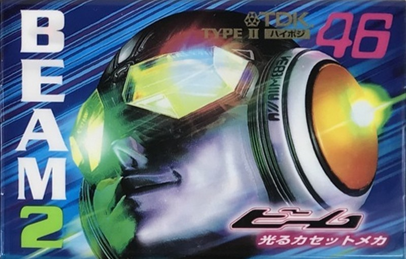 Compact Cassette TDK Beam 2 46 "BM2-46N" Type II Chrome 1998 Japan