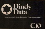 Compact Cassette Dindy 10 "Data" Computer Cassette 1980 Australia