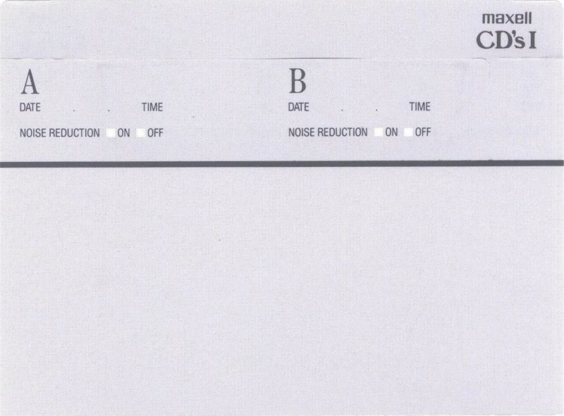 Compact Cassette Maxell CD`s I / CD`s 1 64 Type I Normal 1992 Japan