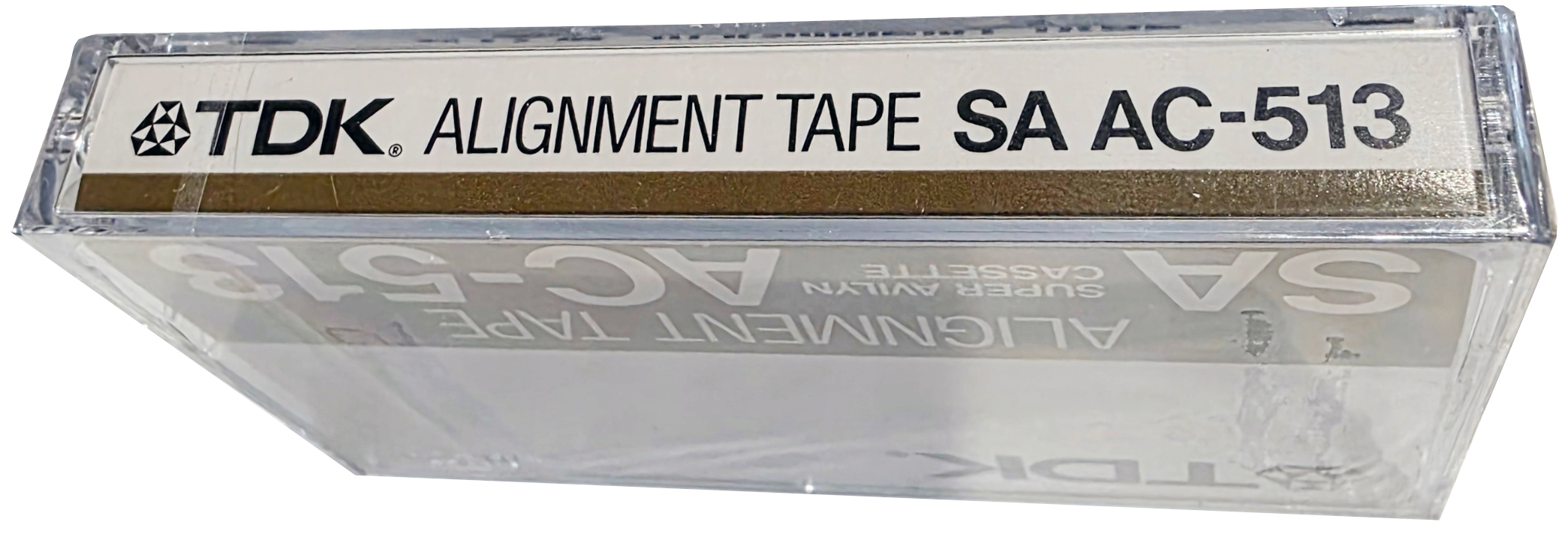 Compact Cassette TDK SA "Alignment tape AC-513" Service Cassette 1985 North America