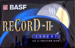Compact Cassette BASF Record II 90 Type II Chrome 1997 Europe