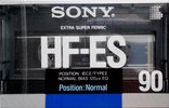Compact Cassette Sony HF-ES 90 "HF-ES 90A" Type I Normal 1988 Europe