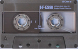 Compact Cassette Sony HF-ES 90 "HF-ES 90A" Type I Normal 1988 Europe