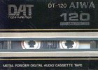 Digital Audio Tape Aiwa 120 "DT" Type IV Metal 1987 Europe
