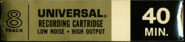 TRACK-8 Universal 40 Type I Normal 1973 USA