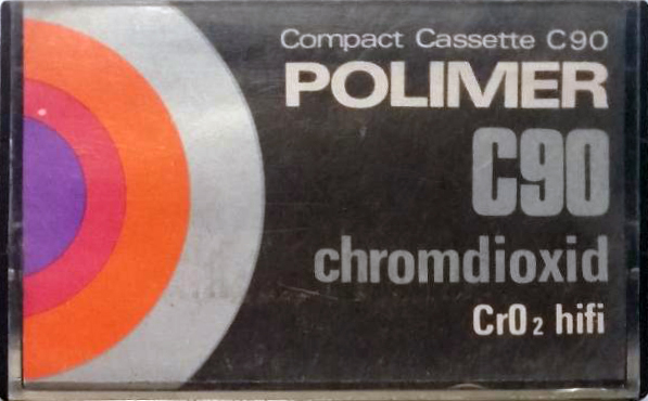 Compact Cassette Polimer 90 Type II Chrome 1976 Hungary