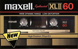 Compact Cassette Maxell XLII 90 Type II Chrome 1982 Japan