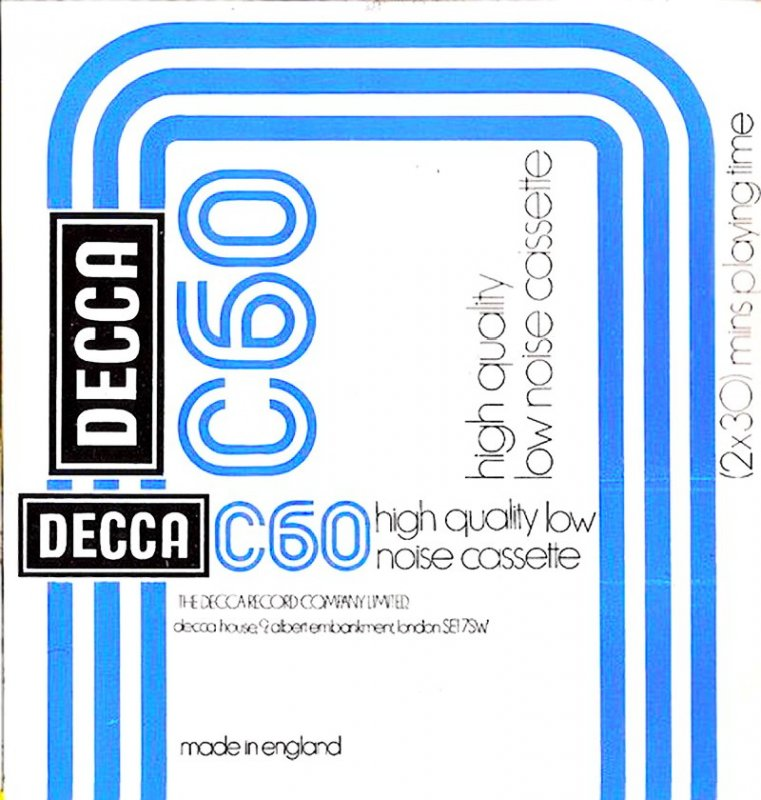 Compact Cassette: Unknown DECCA -  60