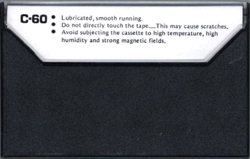 Compact Cassette Arro 60 Type I Normal 1985 Hong Kong