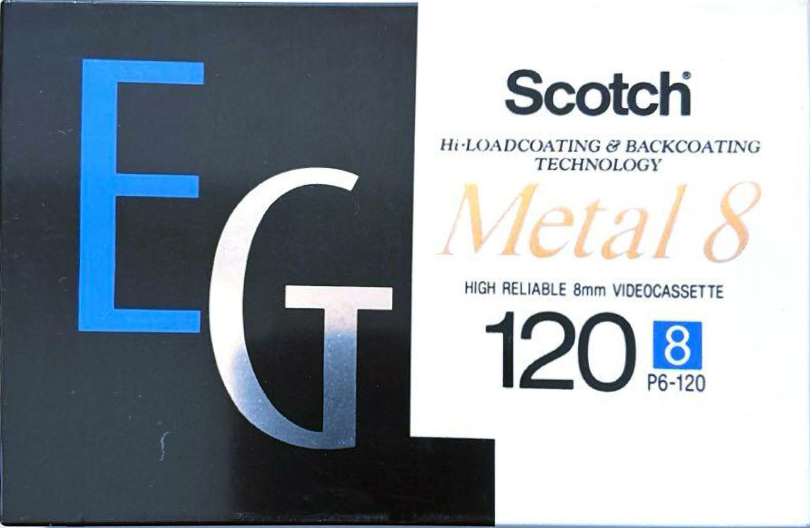 Video8, Hi8, Digital8 Scotch EG 120 Type IV Metal 1992 Japan