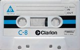 Compact Cassette Clarion 8 Type I Normal 1978 Japan