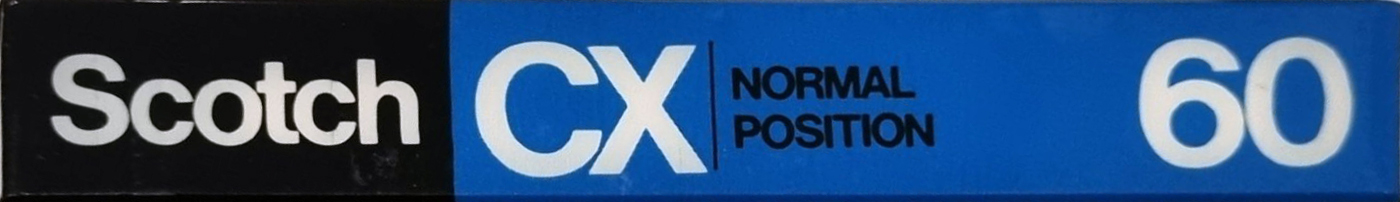 Compact Cassette Scotch CX 60 Type I Normal 1982 Japan