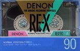 Compact Cassette Denon RE-X 90 Type I Normal 1987 Japan