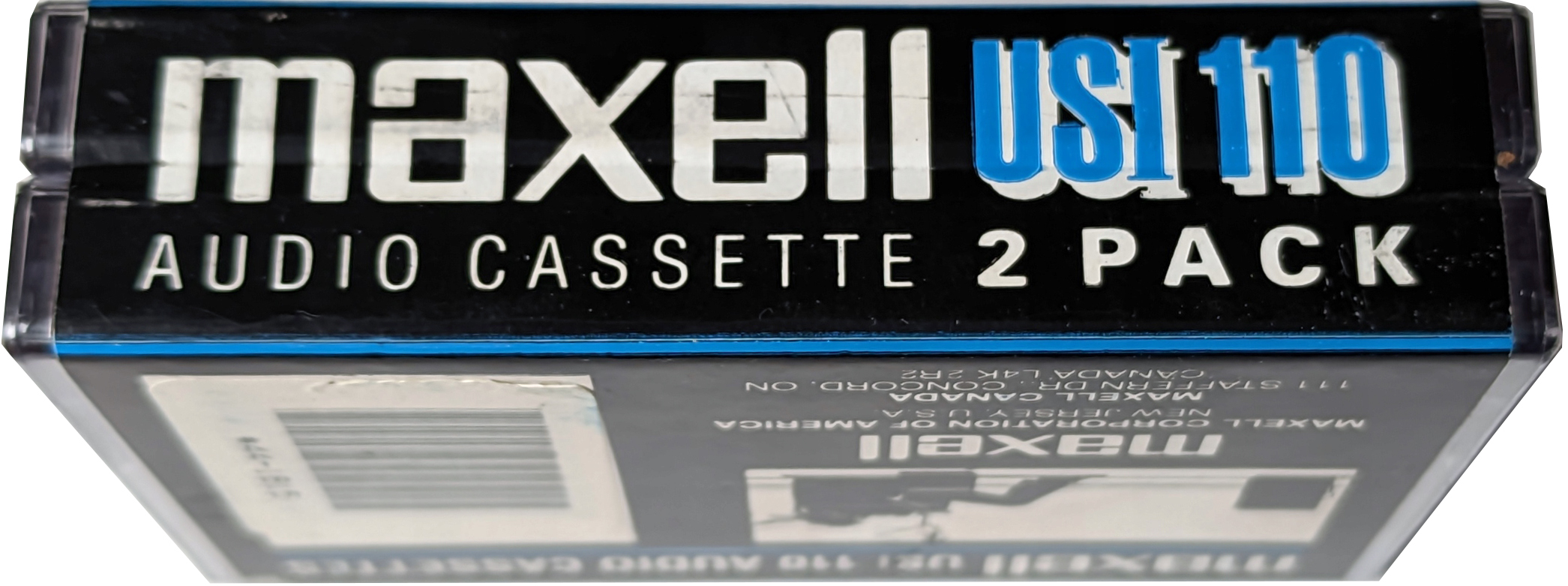 2 pack Maxell US 110 "US I" Type I Normal 1991 North America