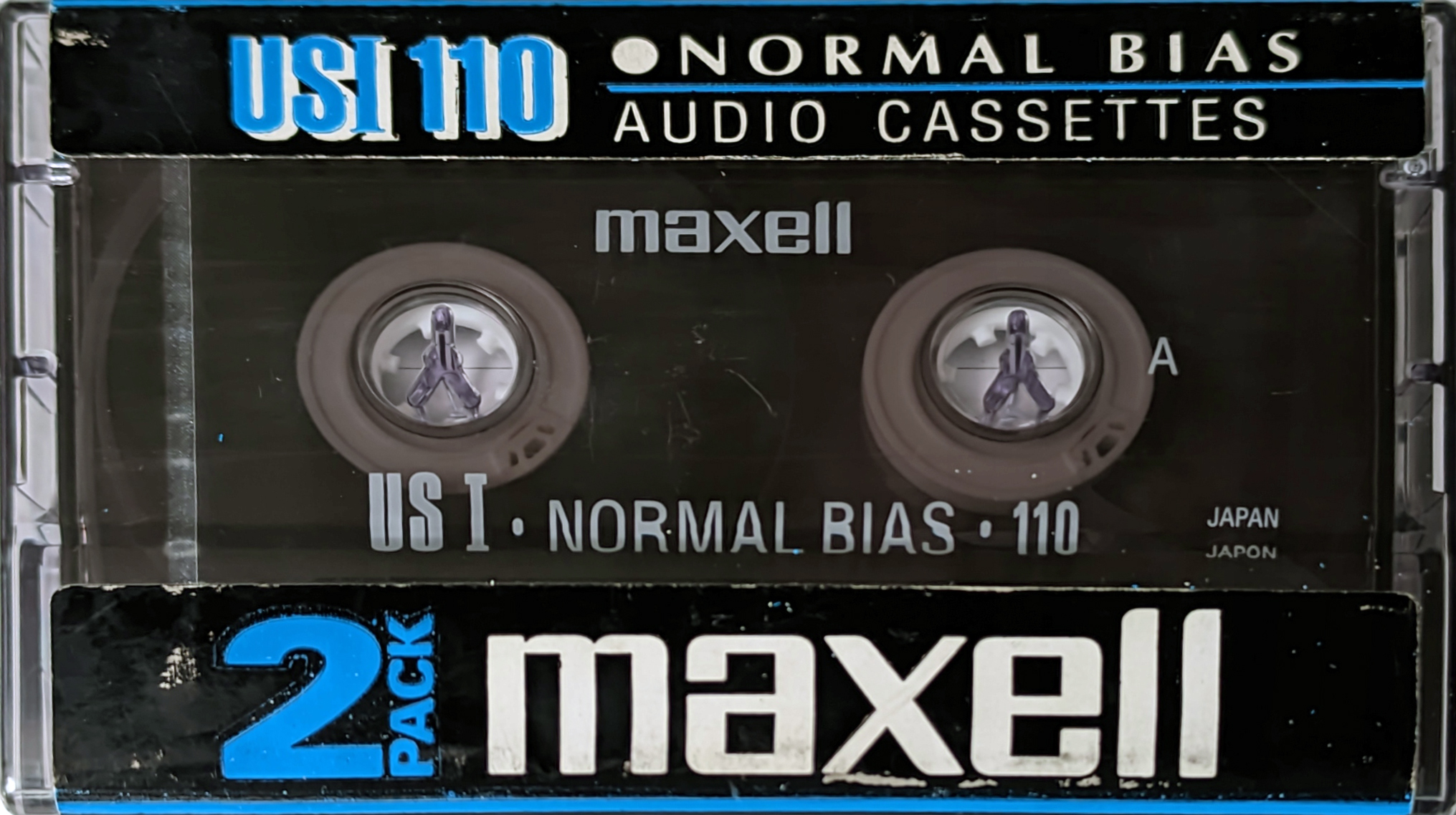 2 pack Maxell US 110 "US I" Type I Normal 1991 North America