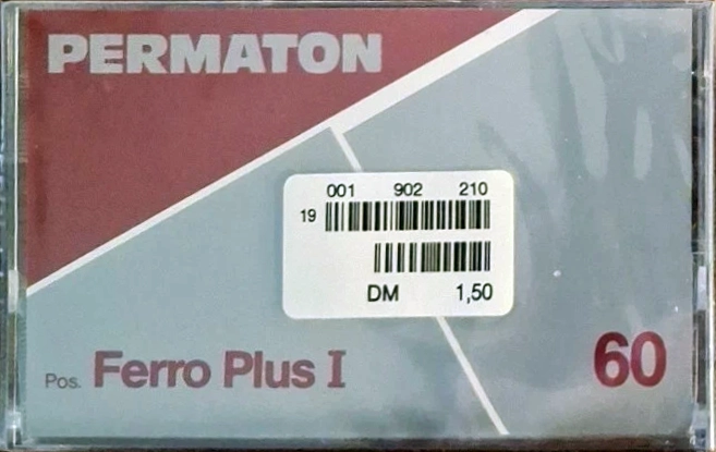 Compact Cassette Permaton Ferro Plus I 60 Type I Normal 1989 Europe