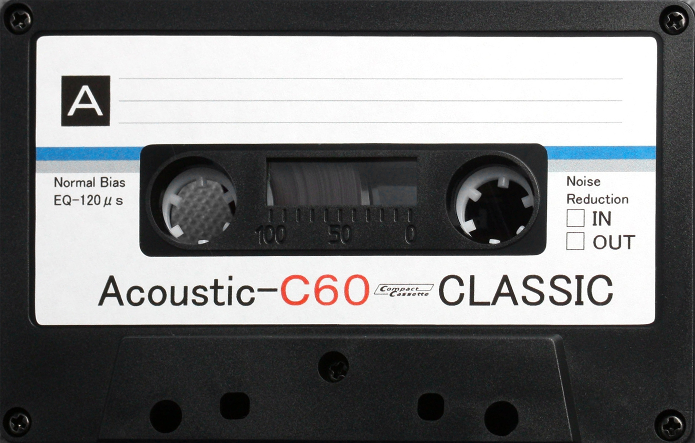 Compact Cassette Classic Acoustic 60 Type I Normal 2021 Worldwide