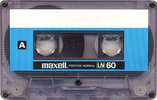 Compact Cassette Maxell LN 60 Type I Normal 1984 Europe