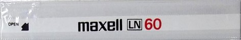Compact Cassette Maxell LN 60 Type I Normal 1984 Europe
