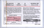 Compact Cassette Maxell LN 60 Type I Normal 1984 Europe