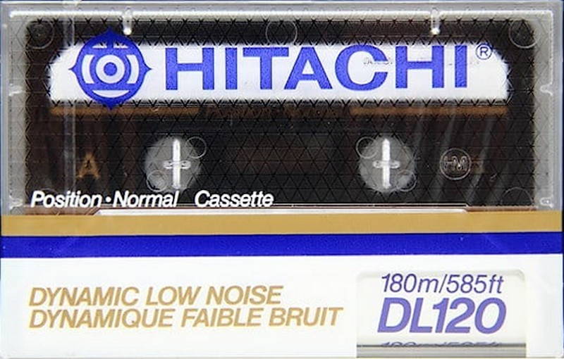 Compact Cassette Hitachi DL 120 Type I Normal 1984 Europe
