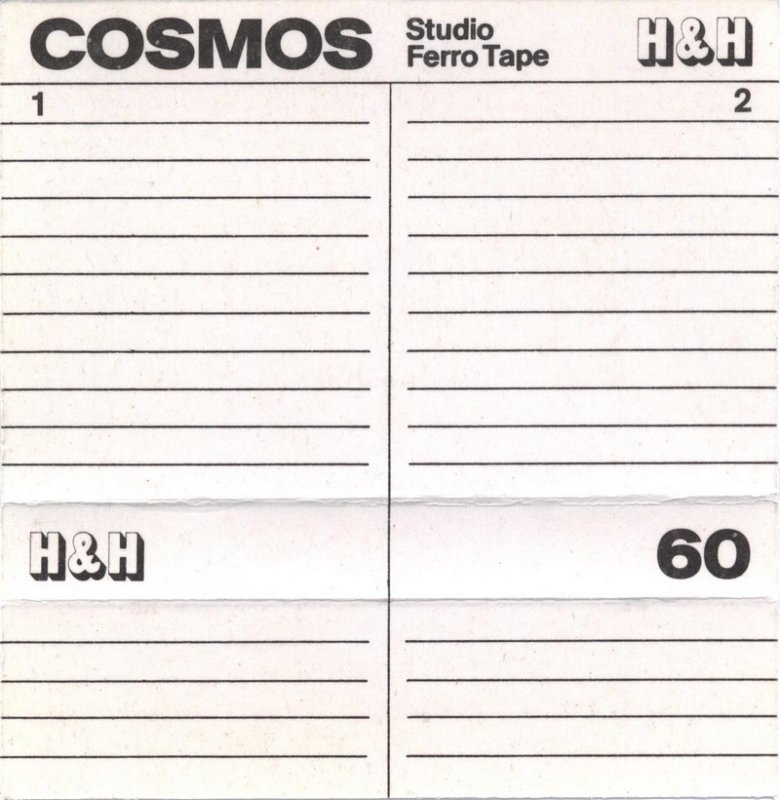 Compact Cassette: Unknown H&H - Cosmos 60