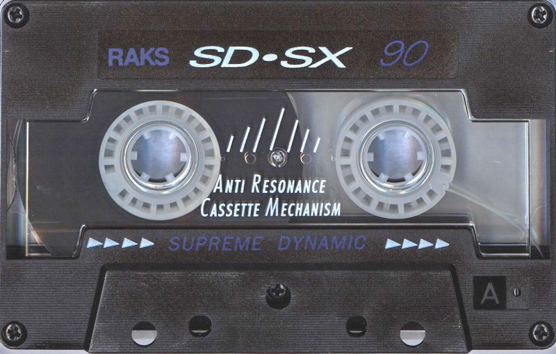 Compact Cassette RAKS SD-SX 90 Type II Chrome 1993 Europe