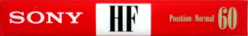 Compact Cassette Sony HF 60 Type I Normal 1992 Europe
