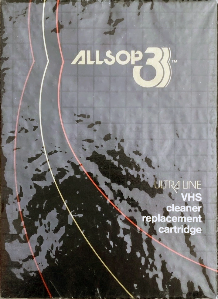 VHS, Video Home System Allsop Cleaning Cassette 1983 USA
