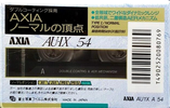 Compact Cassette AXIA AU-Ix 54 "AU1X A 54" Type I Normal 1992 Japan