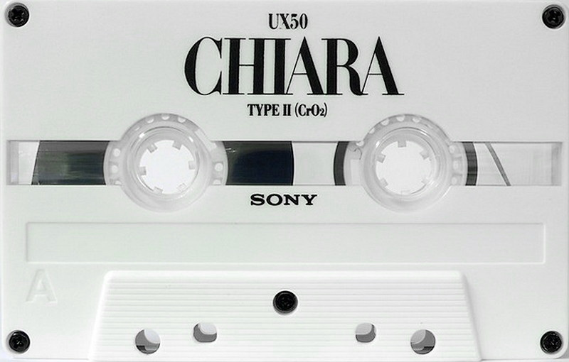 Compact Cassette Sony UX 50 "Chiara White" Type II Chrome 1988 Europe