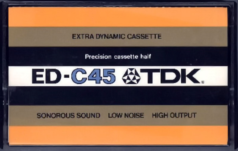 Compact Cassette TDK ED 45 Type I Normal 1977 Japan