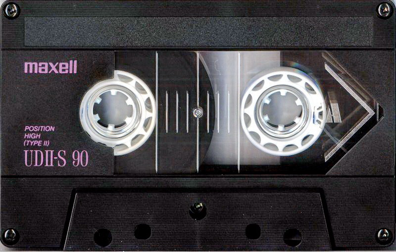 Compact Cassette Maxell UDII-S 90 Type II Chrome 1986 Europe