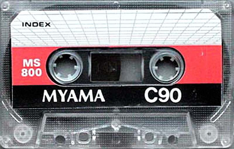 Compact Cassette Myama MS 800 90 Type I Normal Worldwide